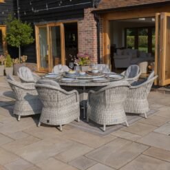 Alternative view of Oxford 8 Seat Round Dining Set
