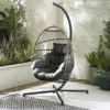 RATTANE Hanging Egg Chair Garden With Cushion